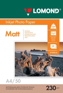 PREMIUM PAPIER DO ZDJĘĆ FOTO A4 matowy 230g 50 szt