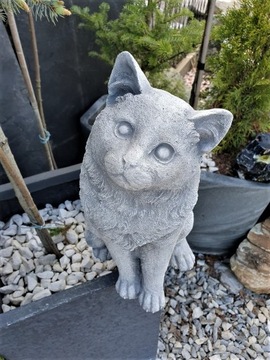 БЕТОННАЯ ФИГУРА - СИДЯЩИЙ КОШКА, модель VII