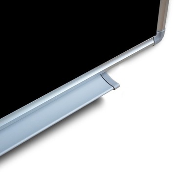 Магнитная доска для мела черного цвета 60х40, алюминиевая рама + подарки