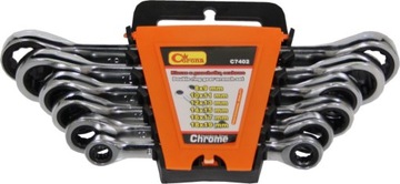 KLUCZE OCZKOWE Z GRZECHOTKĄ 8-19mm.C7402.+gratis