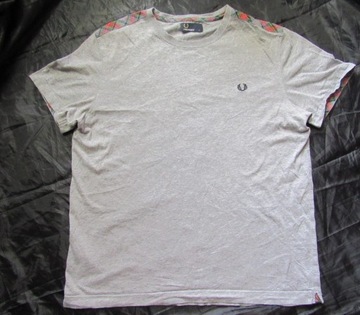 FRED PERRY/ EXTRA ORYGINALNY SZARY T SHIRT/ L