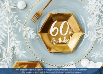Праздничные тарелки на 18, 30, 40, 50, 60 дней рождения x6
