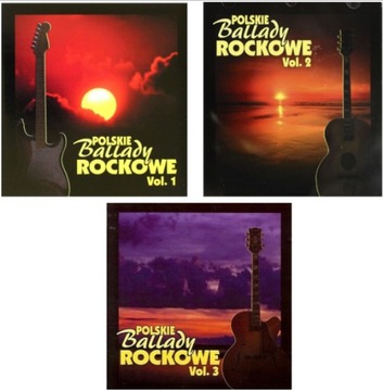 3x CD POLSKIE BALLADY ROCKOWE vol 1-3 - DŻEM, KULT