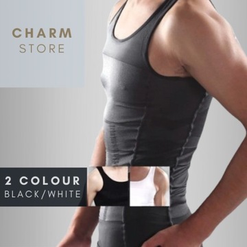 ПРЕМИУМ МУЖСКАЯ ФУТБОЛКА ДЛЯ ПОХУДЕНИЯ M ЧЕРНАЯ