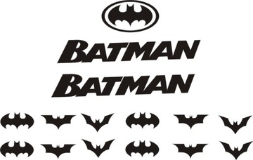 BATMAN NIETOPERZE Naklejki 160-2B RÓŻNE KOLORY