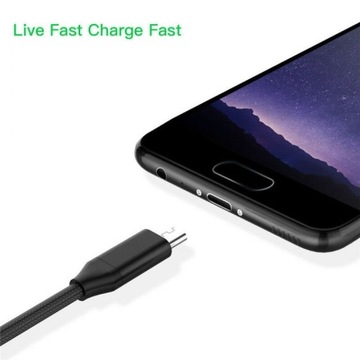 Kabel USB-C 3.1 5A Fast Charge 1M pleciony