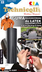 GUMA WULKANIZOWANA DO ŁATEK TECHNICQLL 8,4/20cm