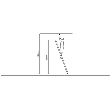 ЛЕСТНИЦА ЛЕСТНИЧНАЯ АЛЮМИНИЕВАЯ 1х12 DRABEST + БЕСПЛАТНО