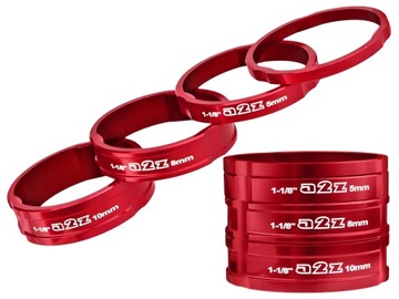 PODKŁADKI DYSTANSOWE POD MOSTEK AHEAD A2Z 3/5/8/10 MM CZERWONE