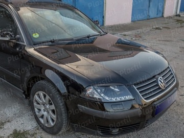 VW PASSAT B5 LIFT ABS брови, накладки на фары ПЛАСТИК