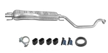 OPEL ZAFIRA tlumik srodkowy +gumy gratis