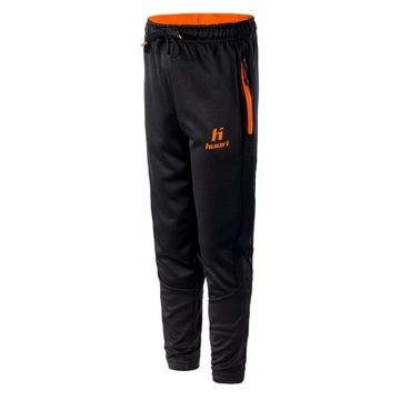 Spodnie HUARI DECTIS PANTS KIDS r.134 BLACK/ORANG