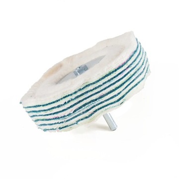 ФЛАНЕЛЕВЫЙ ПОЛИРОВАЛЬНЫЙ ДИСК 100х20 С ХВОСТОВИКОМ PL