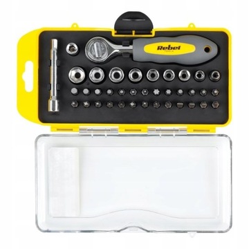 Набор бит с трещоткой, 38 шт.