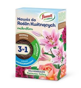 Nawóz do hortensji róży magnolii roślin kwitnących FLOROVIT Mikroflora 1 KG