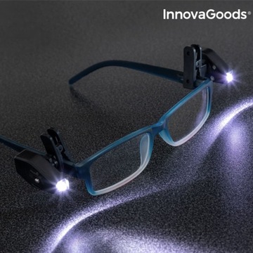 Светодиод с зажимом для очков InnovaGoods 360 (2 шт)