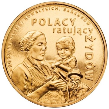 2zł 2012 r. POLACY RATUJĄCY ŻYDÓW
