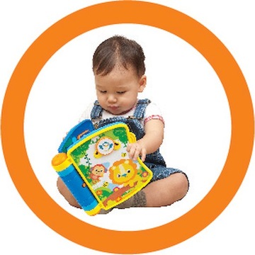 ИНТЕРАКТИВНАЯ КНИГА ДЖУНГЛЕЙ SMILY PLAY для малышей