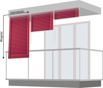 Рулонные шторы для балкона/террасы 71х150.