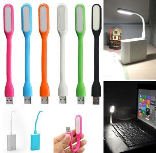 СИЛИКОНОВАЯ USB-ЛАМПА ДЛЯ НОУТБУКА 6 МОЩНЫХ СВЕТОДИОДОВ