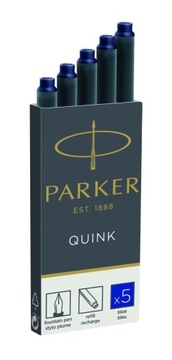 Naboje z Atramentem QUINK - STANDARD niebieski - 5 szt. w pudełku 1950384 P