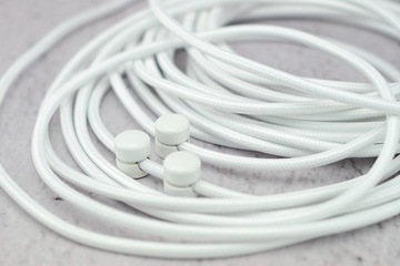 держатель шнура в плетеной оплетке WHITE Spider HIT