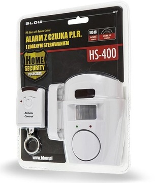 Alarm z czujką PIR i zdalnym sterowaniem BLOW