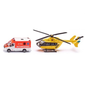 RATOWNICTWO DROGOWE Ambulans i helikopter 1:87