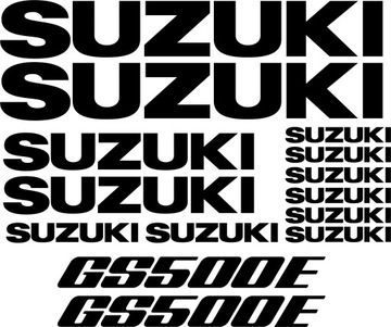 NAKLEJKI SUZUKI GS500E 1994r. FOLIA DŁUGOLETNIA