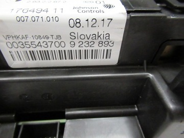 BMW F30 F31 ЧАСЫ СЧЕТЧИКА 8794253 9232893 СПОРТ