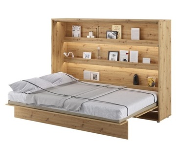 Półkotapczan BED CONCEPT BC-04 dąb artisan 140x200
