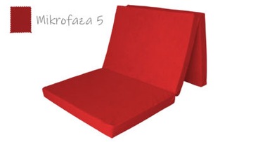 MATERAC Do Auta 100x195x10 cm PODUSZKA GRATIS, kolory do wyboru