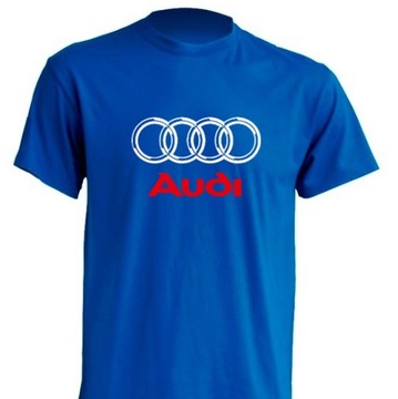 Męska KOSZULKA T-shirt AUDI Quattro s4 a5 S6 4XL