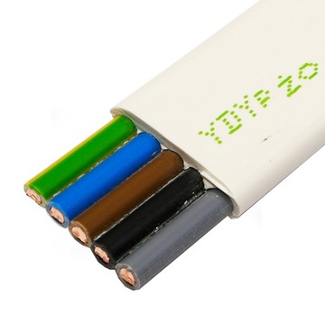 Кабель электрический плоский YDYp НКТ 5х2,5