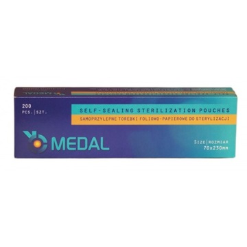 Torebki do sterylizacji MEDAL 70x230