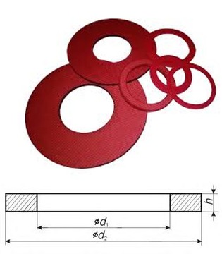 PODKŁADKA FIBROWA 17x21x1,5 mm KOMPLET 2 SZTUKI