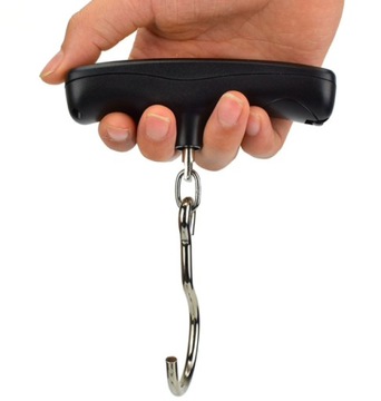 ЧЕМОДАННЫЕ ВЕСЫ РУЧНОЙ КРЮЧОК 50 КГ 10 Г ДЛЯ ЧЕМОДАНОВ