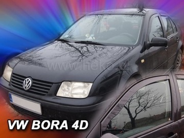 Owiewki szyb VOLKSWAGEN VW Bora 1998-2005 PRZEDNIE