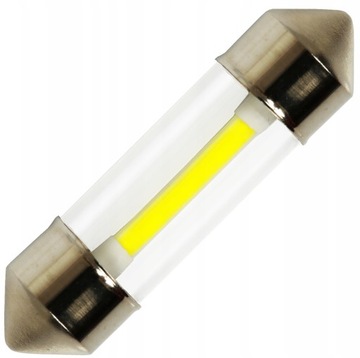 Żarówka led rurka C5W SV8.5 COB włókno 12V 31mm