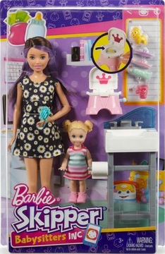 BARBIE SKIPPER OPIEKUNKA DZIECIĘCA FJB01