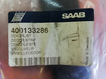 LIŠTA ZDOBENÁ NÁRAZNÍKU ZADNÍ SAAB 95 400133286
