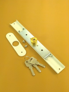 ВНУТРЕННИЙ ЗАМОК ДЛЯ НАРУЖНЫХ ЖАЛЮЗИ, длинный белый