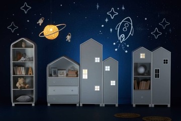 КНИЖНЫЙ ШКАФ СУНДУК ДЕТСКАЯ КОМНАТА MIRUM FAIRYTALE HOUSE
