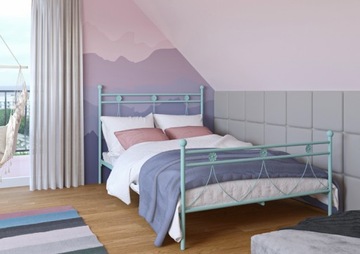 МОЛОДЕЖНАЯ ОДИНОЧНАЯ МЕТАЛЛИЧЕСКАЯ КРОВАТЬ ==== 120Х200