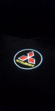 Беспроводной логотип Mitsubishi со светодиодной подсветкой ASX Pajero