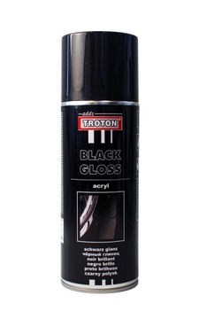 TROTON LAKIER AKRYLOWY CZARNY POŁYSK SPRAY 400ML