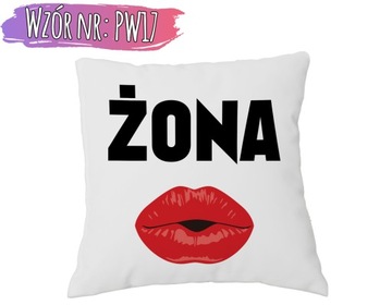PODUSZKA PREZENT WALENTYNKI! DUŻA 40x40cm!!