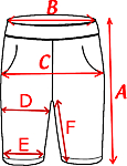 Spodenki bermudy szorty baw FR do 8XL 4XL cz-cz PL