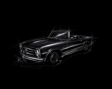 Спойлер на бампер D&W Mercedes W124