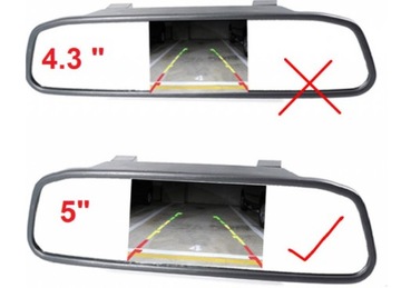 МОНИТОР 5 ДЮЙМОВ, круглая КАМЕРА ЗАДНЕГО НАПРАВЛЕНИЯ, мини, 8 диодов